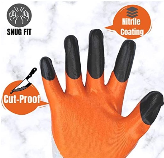 Heavy Duty Reusable Hand Gloves for Garden Agriculture Industrial Farming Work Men & Women - Pack of 12 Pairs — image 2