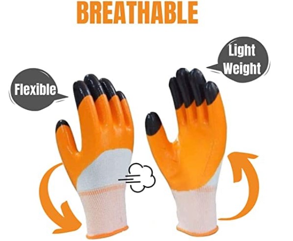 Heavy Duty Reusable Hand Gloves for Garden Agriculture Industrial Farming Work Men & Women - Pack of 12 Pairs — image 4