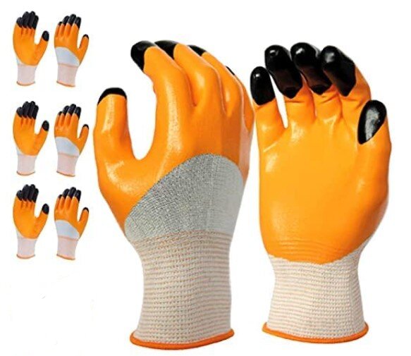 Heavy Duty Reusable Hand Gloves for Garden Agriculture Industrial Farming Work Men & Women - Pack of 12 Pairs — image 3