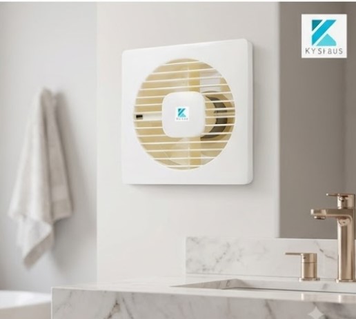krishaus AXIAL FAN (6 inch) | High Speed | Copper Motor | Rust Proof 150 mm Exhaust Fan (IVORY) — image 1